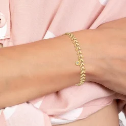 Bracelet Femme So Charm - BD2882-DORE-DIAMANT - Bracelet Mode Doré