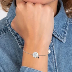 Bracelet Femme So Charm - BD2693-ARGENT-K-DIAMANT - Bracelet Argenté Lettre