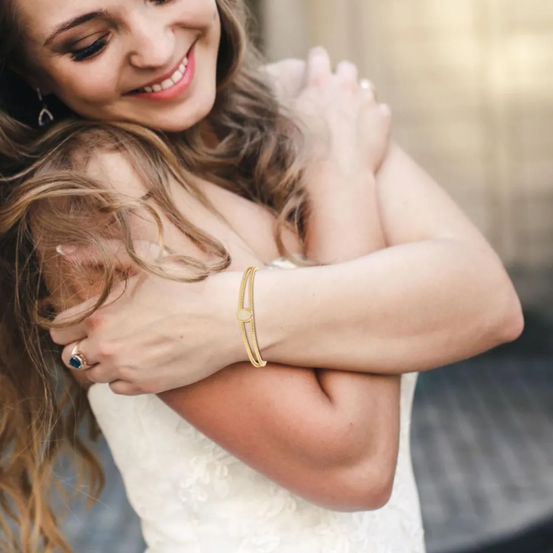 Bracelet Femme So Charm - B4237-ROSE - Bracelet Mode Doré