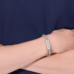 Bracelet Homme Lacoste District - 2040538 Acier Argent
