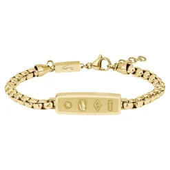 Bracelet Homme Lacoste District - 2040539 Acier Doré
