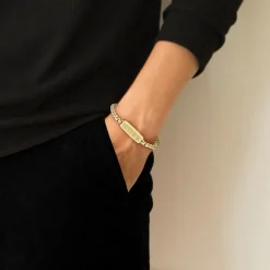 Bracelet Homme Lacoste District - 2040539 Acier Doré
