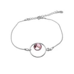 Bracelet Indicolite Josephine BRJOSE212 - Bracelet Argent A925/00 Cristal Swarovski violet Indicolite