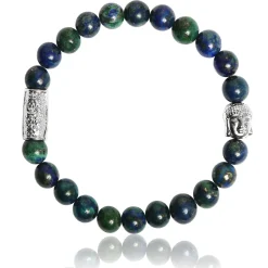 Bracelet Lauren Steven Design ML045 - Bracelet En Pierre Naturelle Chrysocolle Lauren Steven
