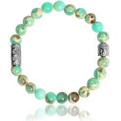 Bracelet Lauren Steven Design ML063 - Bracelet En Pierre Naturelle Jade Lauren Steven