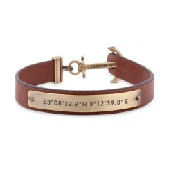 Bracelet Paul Hewitt Bijoux PH-MSC-M-BR - Bracelet Cuir Marron Paul Hewitt Bijoux