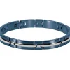 Bracelet Rochet B042286 - Acier TRINIDAD Bicolore Pvd Bleu Rochet