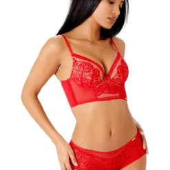 Bralette décolleté plongeant armatures