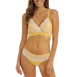 Bralette Sans Armature Jaune Wacoal lingerie
