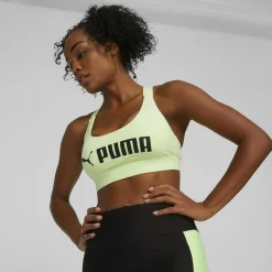 Brassiere Femme W FIT MID BRA vert