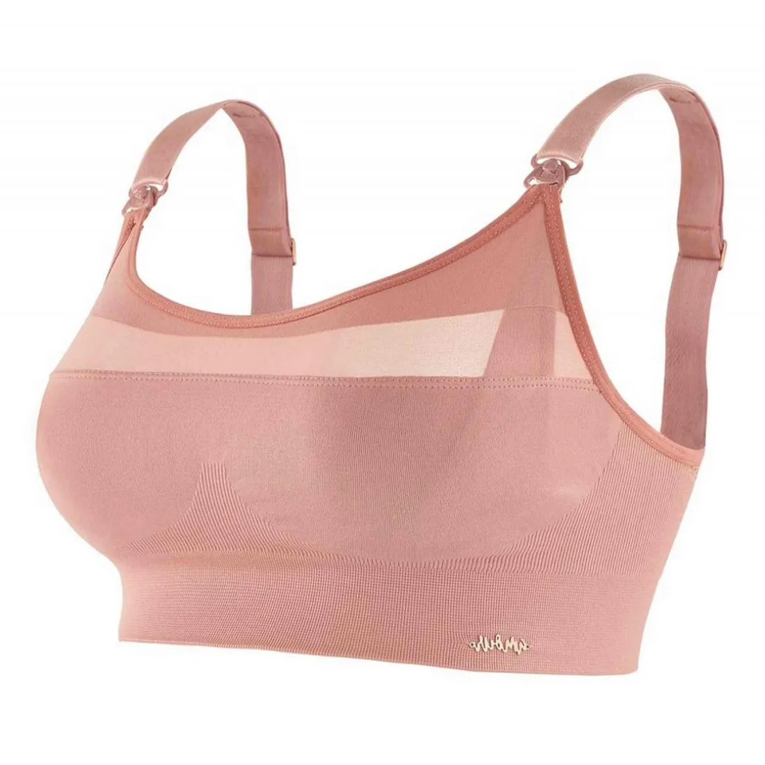 Brassière d'allaitement sport rose Cache Coeur Lingerie