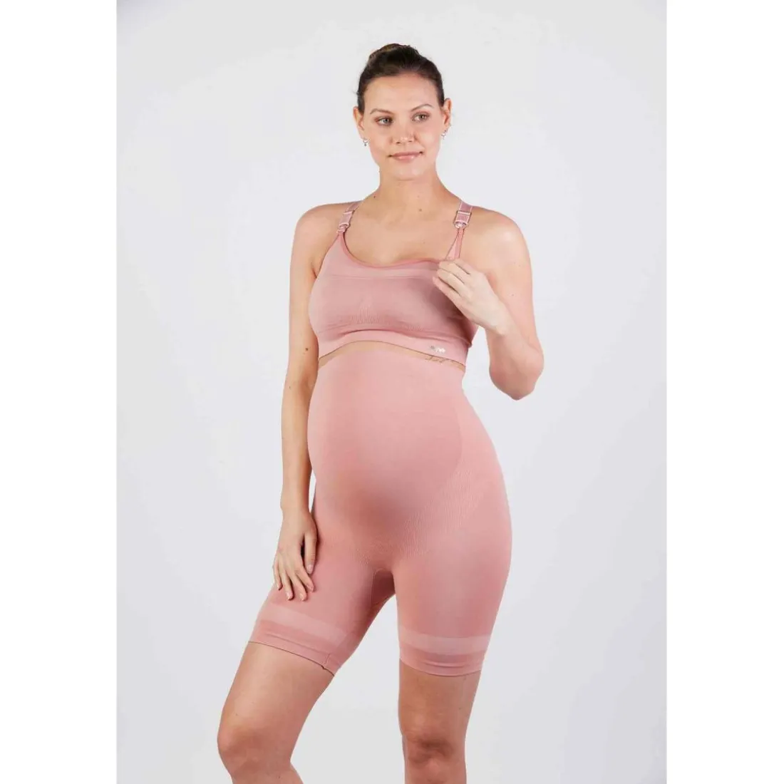 Brassière d'allaitement sport rose Cache Coeur Lingerie