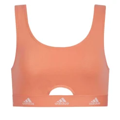 Brassière femme Active Comfort Adidas Sport orange en coton