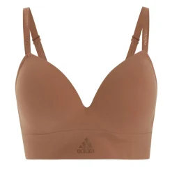 Brassière femme échancré Active Seamless Adidas Sport - beige