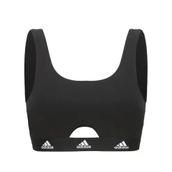 Brassière femme Coton Logo Adidas noir