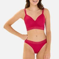 Brassière sans armatures - Rouge