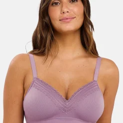 Brassière sans armatures Agathe Violet Rhapsodie