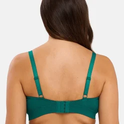 Brassière sans armatures Agathe Vert Emeraude