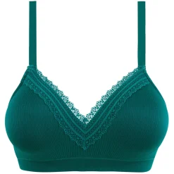 Brassière sans armatures Agathe Vert Emeraude