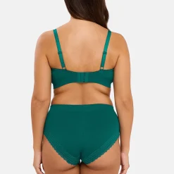 Brassière sans armatures Agathe Vert Emeraude