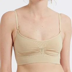 Brassière sans armatures beige