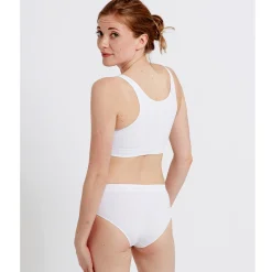 Brassière sans armatures blanche