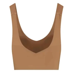 Brassière sans armatures invisible à col V - Marron Bye Bra