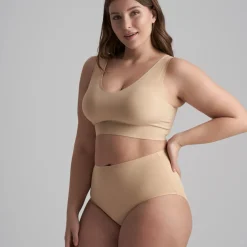 Brassière sans armatures invisible - Beige Bye Bra à col V