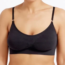 Brassière sans armatures noire