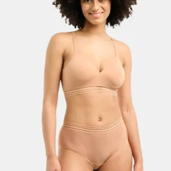 Brassière sans coques et armatures - Beige