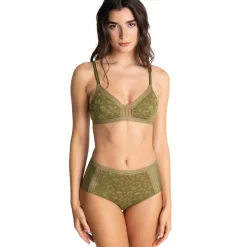 Brassière vert