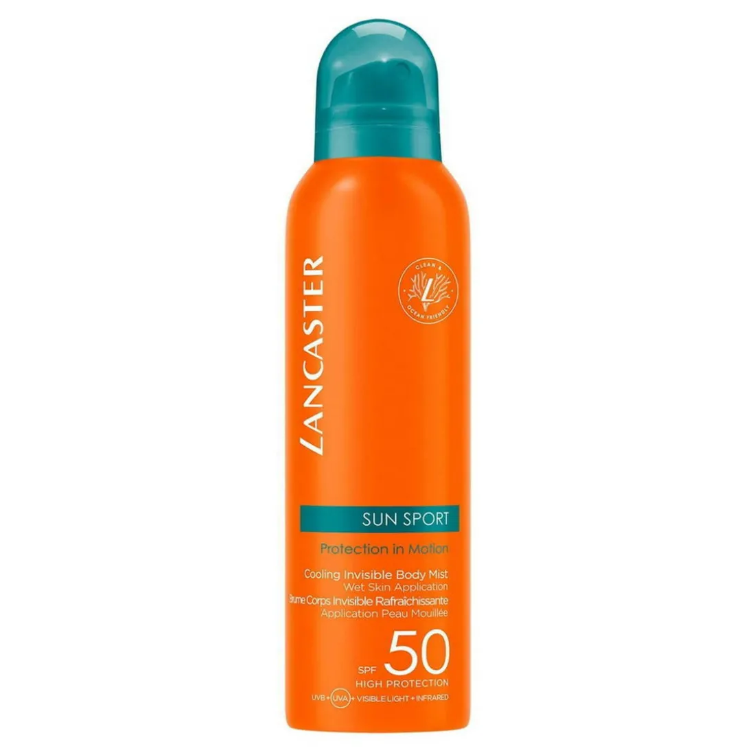 Brume Invisible Rafraîchissante Application Peau Mouillée Spf50 - Sun Sport