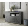 Buffet 3 portes battantes URBINO oxyde