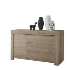 Buffet 3 portes en bois FIRENZE décor chene