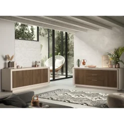 Buffet 2 portes et 3 tiroirs cashmere
