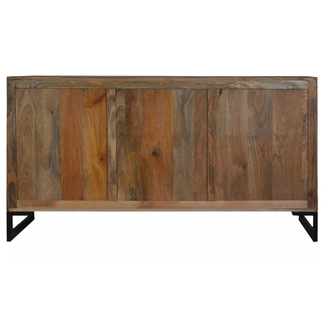 Buffet en Bois Massif Chêne Clair avec 3 portes et 3 Tiroirs FEELY