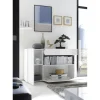 Buffet une porte, 1 tiroir, 1 abattant NICE blanc