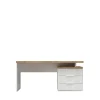 Bureau avec 3 tiroirs poigné en métal EASY