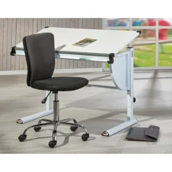 Bureau blanc MILEY 3 en 1