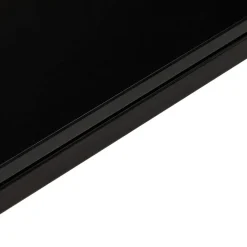 Bureau de direction droit design 'XLINE' en verre noir