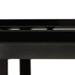Bureau de direction droit design 'XLINE' en verre noir