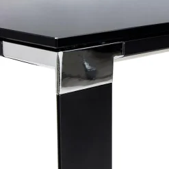 Bureau de direction droit design 'XLINE' en verre noir
