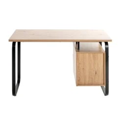 Bureau deux tiroirs integrés modulable