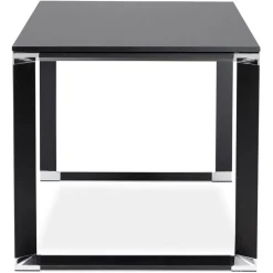 Bureau droit design 'XLINE' en bois noir