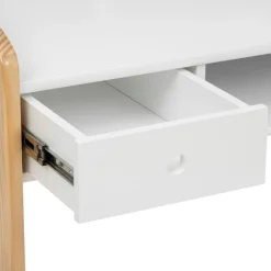 Bureau enfant L100cm blanc en bois