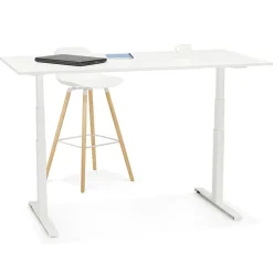 Bureau ergonomique électrique 'TRONIK' noir