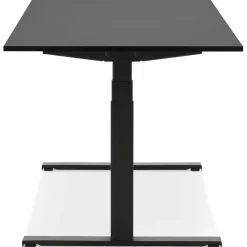 Bureau ergonomique électrique 'TRONIK' noir