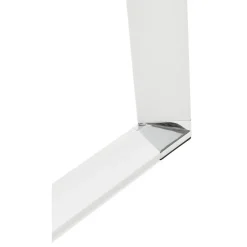 Bureau Piétement en Métal Blanc CESARO Blanc