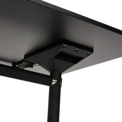 Bureau pliable 'FLEXO' noir sur roulettes
