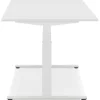 Bureau réglable en hauteur électrique 'TRONIK' blanc